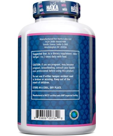 Haya Labs omega 3 1000mg 100 softgel - Buy Online on GoSupps.com