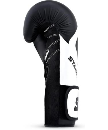 Starpro Boxing Gloves - Durable 10Oz Black & White for Men & Women | Perfect for Hard Blows & Fast Knockouts | Top Choice for Boxing Training - Buy Online on GoSupps.com