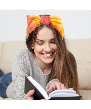 Shindel 8PCS Coral Fleece Makeup Headbands - Bow Hair Bands for Women - Spa, Shower, Sports, Yoga - Buy Online on GoSupps.com