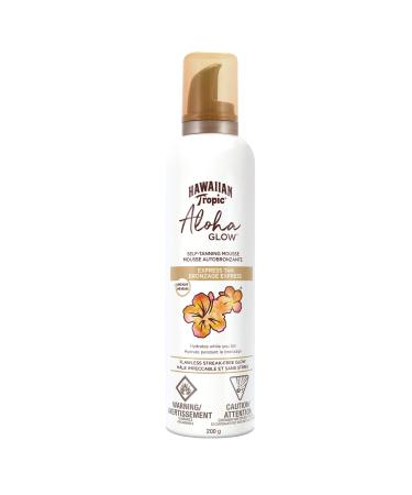 Hawaiian Tropic Aloha Glow Self-Tanning Mousse Express Tan Sunless Tanning Foam 1 Hour Express Tan 200g.