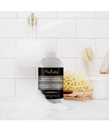 Shea Moisture African Black Soap & Bamboo Charcoal Deep Balancing Conditioner Unisex Hair Care (13 Fl Oz) | Shop Internationally - Buy Online on GoSupps.com