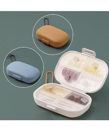 International Travel Pill Box Organizer with Lanyard - Durable & Stylish Daily Use for Outdoors - Buy Online on GoSupps.com
