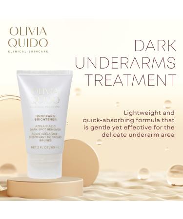 OLIVIA QUIDO Underarm Brightener | Exfoliating & Hydrating Skin Cream for Dark Spots | Discoloration Correction Body Treatment - Buy Online on GoSupps.com