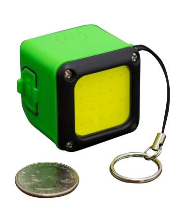 Kodiak Kube 300 Lumen Rechargeable COB LED Cube Light | 3 Brightness Modes | 3 Hours Run Time | Waterproof | Charges Your Smartphone | Magnetic Back | Charging Cable Included | Full Charge - 3-5 Hours
