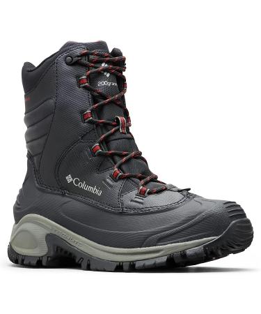 Columbia Men's Bugaboot III Snow Boot 15 Wide - Black/Bright Red - Buy Online on GoSupps.com