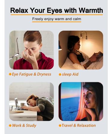 Shop Heated Eye Mask USB Cordless - Comfort for Dry Eyes Blepharitis & Puffy Eyes | Travel-Ready Warm Compress - Buy Online on GoSupps.com