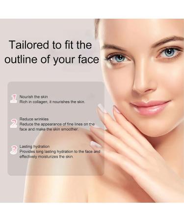 Fyearfly Melting collagen film 20 pieces cheek collagen films longlasting hydration soluble collagen films skin firming pure collagen films for reducing wrinkles - Buy Online on GoSupps.com