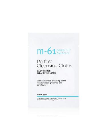 M-61 Perfect Cleansing Cloths - 20 Treatments | Gentle Cleansing with Vitamin E Lavender & Cornflower | International Shipping Available - Buy Online on GoSupps.com