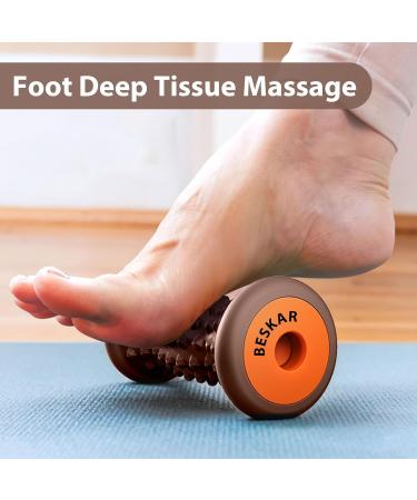 BESKAR Foot Massage Roller - Ergonomic Foot Scooters for Plantar Fasciitis Relief & Sore Muscle Recovery - International Shipping Available - Buy Online on GoSupps.com