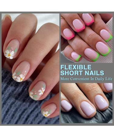 BettyCora Square Nail Tips 240Pcs - Short Gel X Tips for Acrylic Extensions - 12 Sizes A04 - Extra Short Square - Buy Online on GoSupps.com