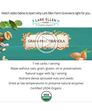 Lark Ellen Farm Organic Paleo Granola Bites - Cacao Cherry 8 oz (Pack of 3) - Buy Online on GoSupps.com