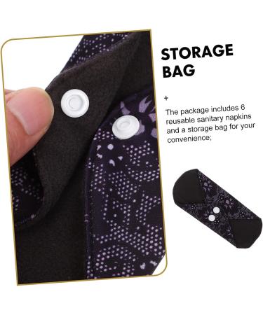 Lurrose 1 Set Reusable Feminine Pads - Portable & Comfortable Napkin for Girls | Female Supply Accessories - Buy Online on GoSupps.com