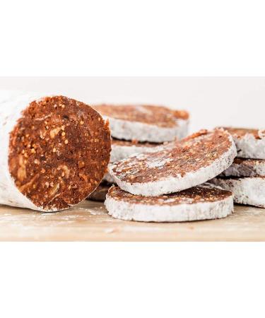 Jordan Original Feigen Salami - African Spice | 180g | 100% Vegan Snack | Dried Greek Figs | Soy-Free | Authentic Meat Taste - Buy Online on GoSupps.com