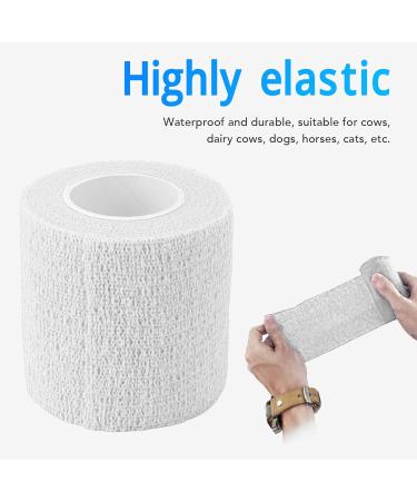 Aladeno 12 Pack 4.5M Animal Elastic Bandage - Waterproof Self-Adhesive Non-Woven Wrap for Ankle & Cow Hoof Repair - Buy Online on GoSupps.com