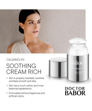 Buy BABOR DOCTOR Calming Rx Soothing Cream Rich - Hydrate & Soothe Dry Sensitive Skin Night Cream for Irritated Skin 1.7 oz - International Shipping Available - Buy Online on GoSupps.com