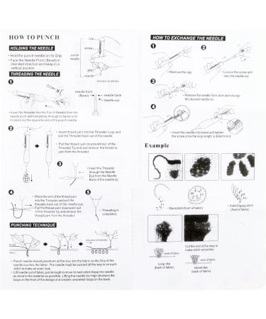 Islmlisa Magic Embroidery Pen Punch Needles Set - DIY Sewing Tool for Threaders - Buy Online on GoSupps.com