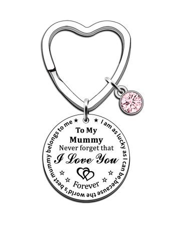 JMIMO Mummy Gifts Mummy Keyring from Son Daughter Best Mummy Gifts Mummy Birthday Gifts Mother's Day Gifts Christmas Keyring Present for Mummy Mum Mother