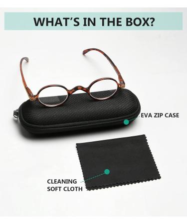 Eyekepper Vintage Mini Oval Reading Glasses - Grey Lenses | International Shipping Available - Buy Online on GoSupps.com