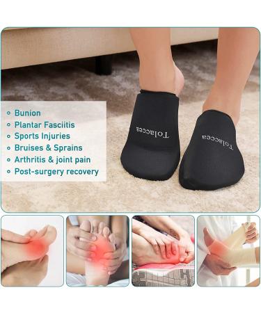 u201cReusable Gel Ice Pack for Foot Toes | Hot & Cold Therapy for Tendonitis, Plantar Fasciitis, Swelling, Sprains | Flexible & Reusable | 1 Pairu201d - Buy Online on GoSupps.com