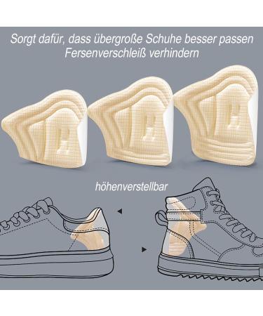 6 Pairs Heel Protection Cushions - 10mm Heel Pillows for Shoes | Comfort & Abrasion Relief - Buy Online on GoSupps.com