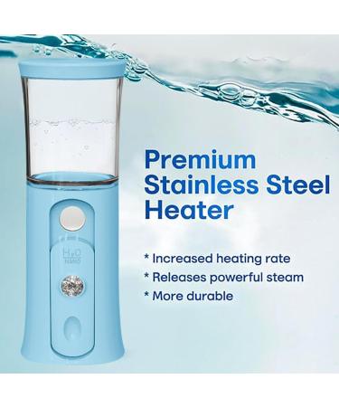 Portable Face Mister Cordless Facial Mister | Handy Nano Mist Sprayer with Colorful Light Rechargeable Cool Mist Sprayer for Home Travel Blue - Buy Online on GoSupps.com