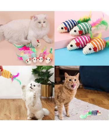 Shengruili 9-Piece Interactive Cat Toy Set - Fun Mice for Kittens & Cats - International Shipping Available - Buy Online on GoSupps.com