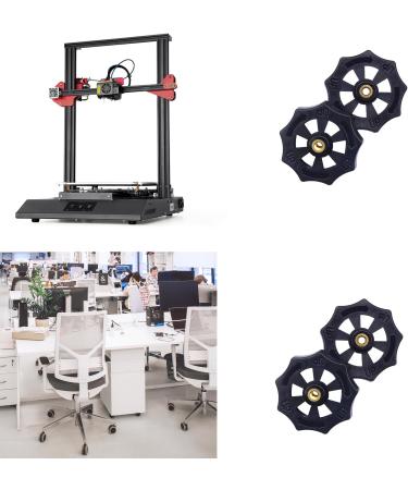 Oyrcvweuy 10pieces Knurled Copper Nuts Heat Bed Platform Leveling Parts for 3D Printer Platform Screw Calibration Leveling Nut - Buy Online on GoSupps.com