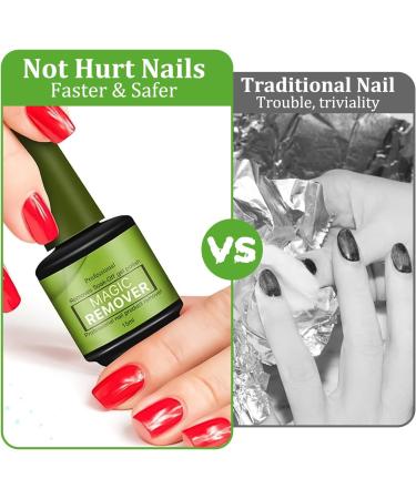 Gel Nail Polish Remover Gel Polish Remover Gel Polish Remover For Nails In 2-3 Minutes Quickly Easily Clean Fast Gel Polish Remover 30ml No Need For Foil Soaking or Wrapping - Buy Online on GoSupps.com