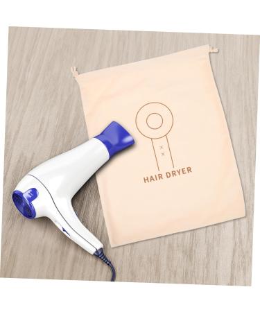 FRCOLOR 2 x Hair Dryer Storage Bag Travel Organiser Bags Cosmetic Bag for Travel Carry Bags for Women Travel Hair Outdoor Travel Utility Bag Suede beige 34x27cm - Buy Online on GoSupps.com