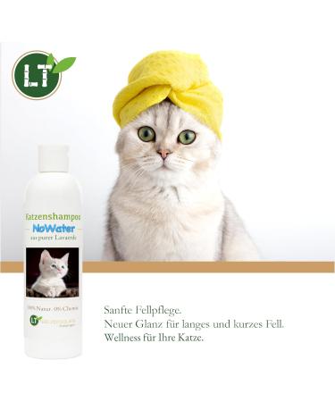 Cat Shampoo No Water | Bio Gentle Care for Sensitive Cats | 250ml Lavaerde - Rinse-Free Formula for Water-Shy Cats - Buy Online on GoSupps.com