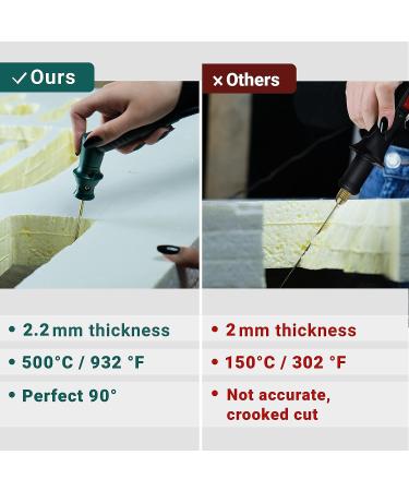 WINONS Hot Wire Foam Cutter WFC-0003 - 18W Versatile Styrofoam Cutter with Rotational Handle - Kit of 3 - Buy Online on GoSupps.com