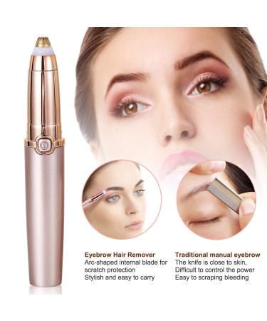 Elisabeh Rechargeable Eyebrow Trimmer with LED Light - Women's Hair Remover and Shaver - Buy Online on GoSupps.com