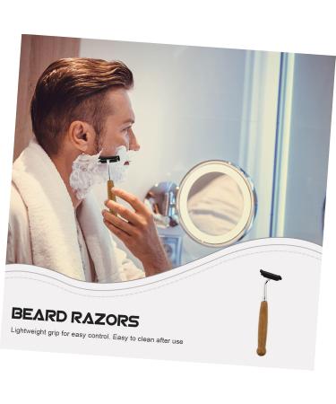 Beavorty Bamboo Handle Razor Set - 4 Double-Edged Manual Razors for Smooth Shaving - Eco-Friendly Male Grooming Tools - Buy Online on GoSupps.com