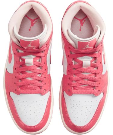 Nike Men's Air Jordan 1 Mid SE Basketball Shoes - 40 EU - White Sea Coral | International Shipping Available - Buy Online on GoSupps.com