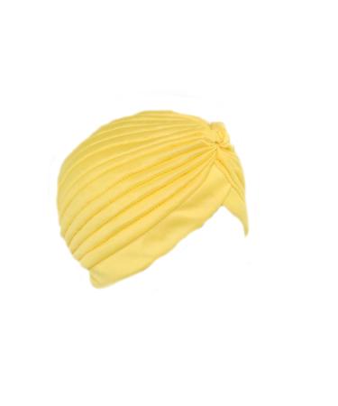 Beautifeye Fashion Turban Funky Headwrap Bandana Style Also Ideal for Hair Loss and Chemo (Yellow)