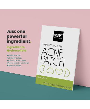 Hydrocolloid Large Acne Patches - 80 Pieces for Cheek & Chin | Conceal Breakouts & Reduce Pimples & Blackheads | International Shipping Available - Buy Online on GoSupps.com