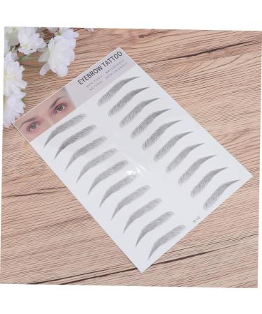 Beavorty Skull Stationary 2pcs 3d Eyebrow Stickers Waterproof Suit Eyebrows Shape Sticker False 4d Shaper Eyebrow Trimming - Buy Online on GoSupps.com