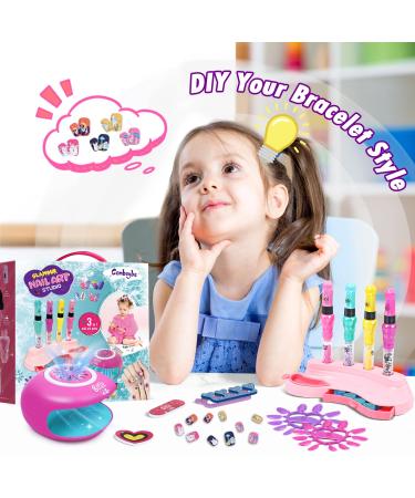 Kids Nail Polish Set for Girls - Non-Toxic Nail Art Kit & Spa Toys Ages 6-12 | Perfect Birthday Gifts for Creative Fun - Buy Online on GoSupps.com