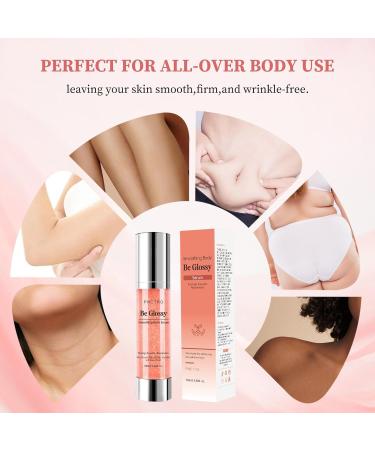 Be Glossy Body Serum for Wrinkles Anti-Aging Hydrate & Plump With Hyaluronic Acid Vitamin E Glycerin and Shea Butte Peptides Tighten and Lift Serum 100ML/3.38 Fl Oz 3.38 Fl Oz (Pack of 1) - Buy Online on GoSupps.com