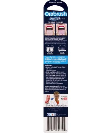 Orabrush Tongue Cleaner - Set of 4 Brushes for Fresh Breath - Buy Online on GoSupps.com