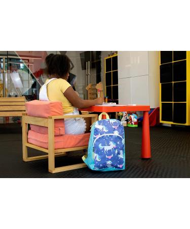 Trail maker 15 Inch Kids Backpack for Preschool & Elementary School - Unicorn Party Design | Padded Straps for Boys and Girls - Buy Online on GoSupps.com