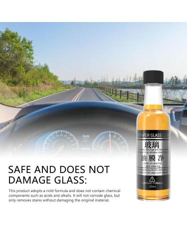 Oil Film Remover for Glass 150ML Instant Effect Cleaning Oil Film Cleaner Household Cleaning Products for Windshield Doors Cosmetic Mirror  - Buy Online on GoSupps.com