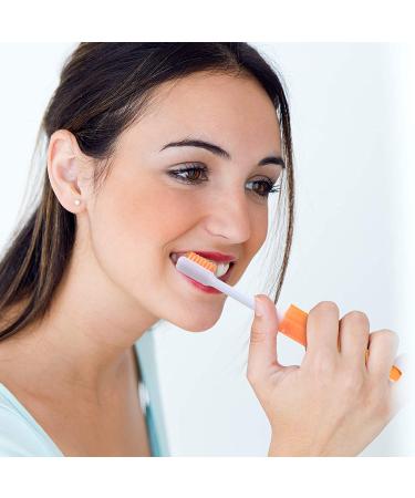 6-Piece Mini Travel Toothbrush Kit with Folding Design and Toothbrush Box for Travel, Camping, School, Home, Business Trip - Yellow/Blue - Buy Online on GoSupps.com