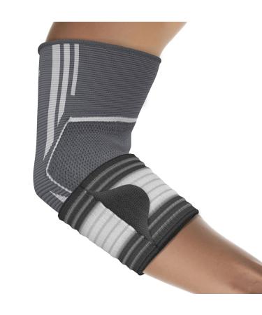 Bonmedico elbow bandage - tennis arm bandage for elbow relief - elbow bandage women & men (right/left) - elbow saver for joint and muscles