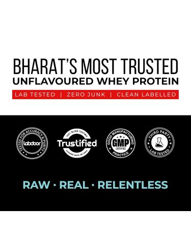 AS-IT-IS Nutrition Whey Protein Isolate 90% - 500 Gms/17.6 Oz | Protein 27g & Bcaa 5.9g Per Serving Unflavoured Cross-flow Microfiltered Natural Zero Fat, Zero Sugar - Buy Online on GoSupps.com
