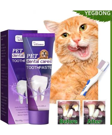 60g Pet Toothpaste - Enhances Gum Health Eliminates Bad Breath & Cleans Teeth | 2.12fl.Oz International Shipping - Buy Online on GoSupps.com