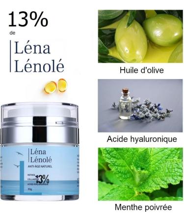 L NA L NOL - Anti-Wrinkle Cream for Women & Men - Anti-Aging & Dark Circles - Hyaluronic Acid - Retinol Collagen Vitamin C Plants - All Skin Types - 100% Natural and Vegan - Highly Concentrated (13%) - Buy Online on GoSupps.com