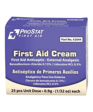 ProStat First Aid 2044 First Aid Antiseptic Cream 0.9gm (Pack of 25)
