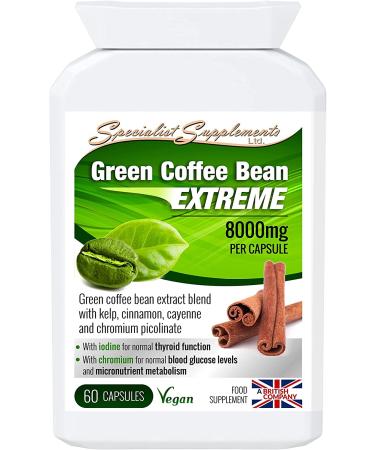Specialist Supplements Green Coffee Bean Extreme Weight Loss Formula 60 Capsules