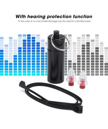 Fidelity Concert Ear Plugs - Musicians Noise Reduction Earplugs with Gel Cord & Storage Bottle - Red | International Shipping Available - Buy Online on GoSupps.com